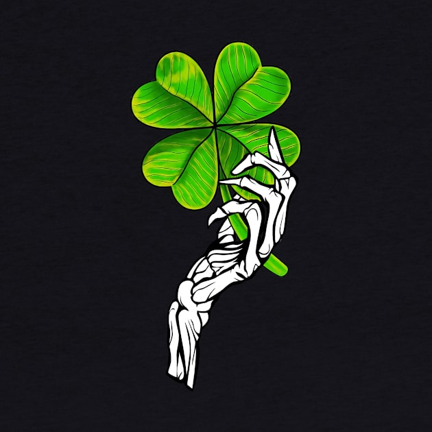 Shamrock Hand Skeleton by Maddalena's